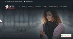 Desktop Screenshot of gbim.com